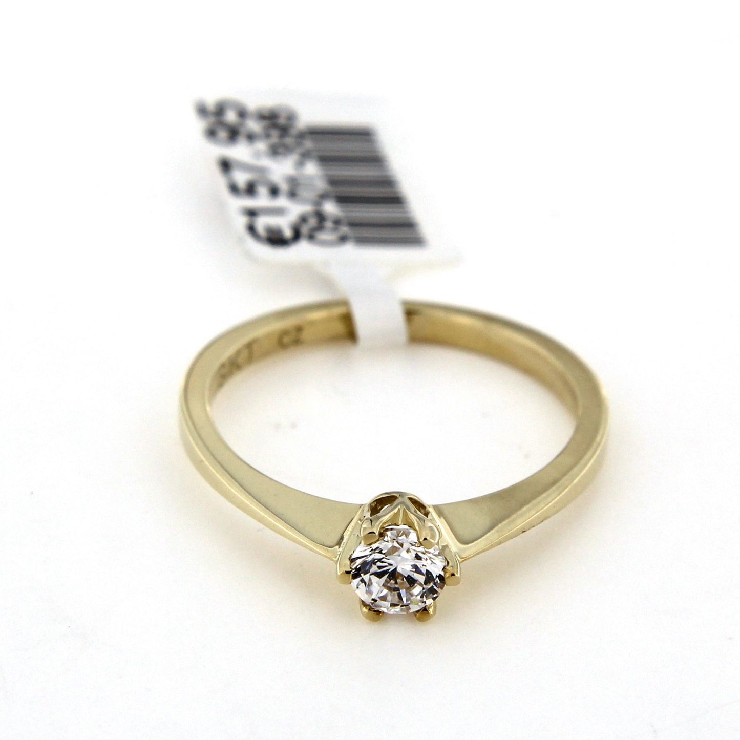 9ct Cubic Zirconia Solitaire Ring