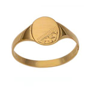 9ct Ring Signet Eng