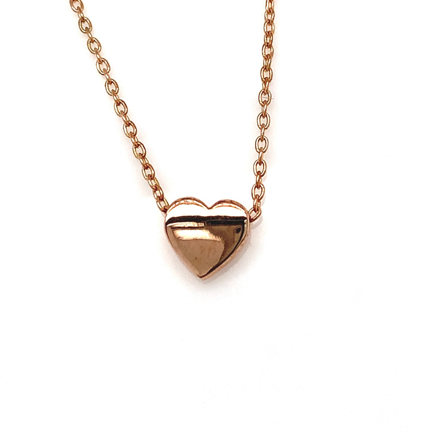 9ct Rose Gold Heart Pendant