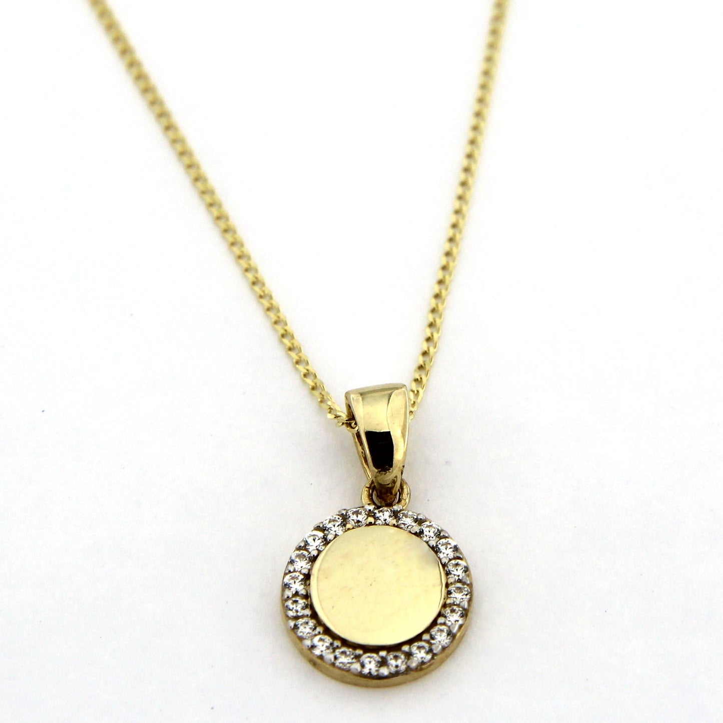 9ct Cubic Zirconia Pendant
