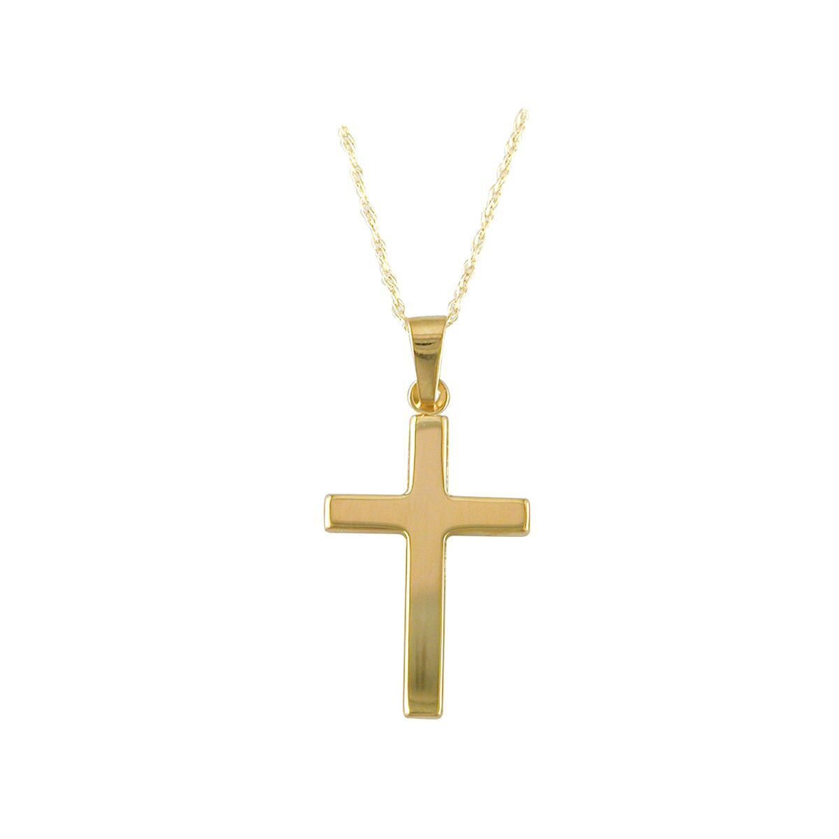 9ct Plain Cross