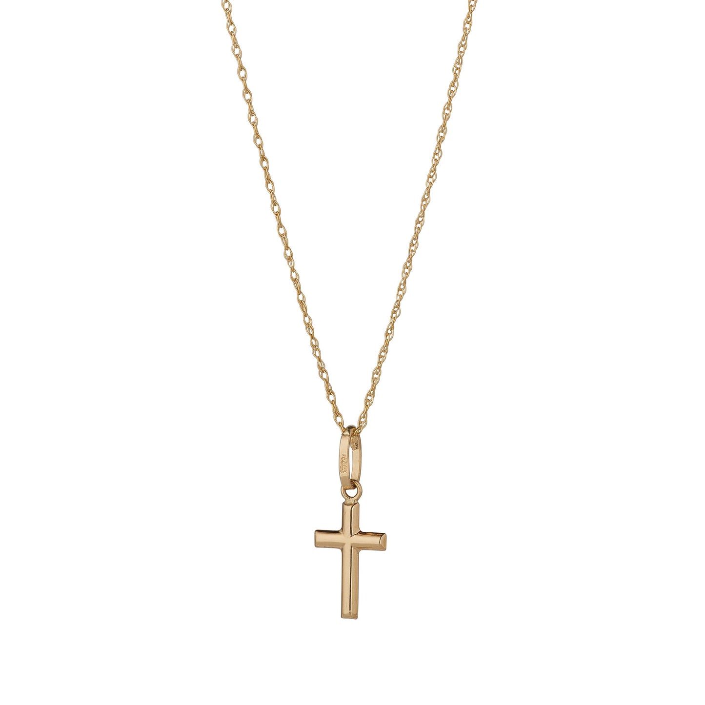 9ct Plain Small Cross