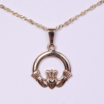 10ct Claddagh Pendant