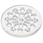 White Stone Set Coin