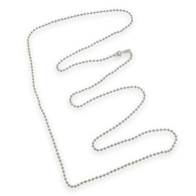 Sterling Silver Beaded Chain