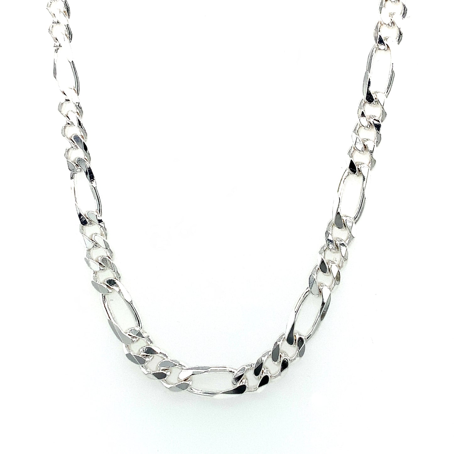 Gents Sterling Silver 20'' Figaro Chain