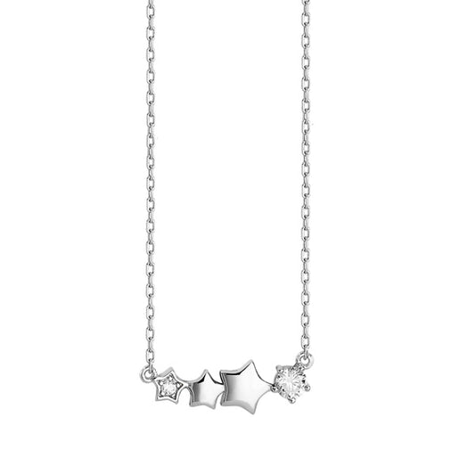 Sterling Silver Star Necklet