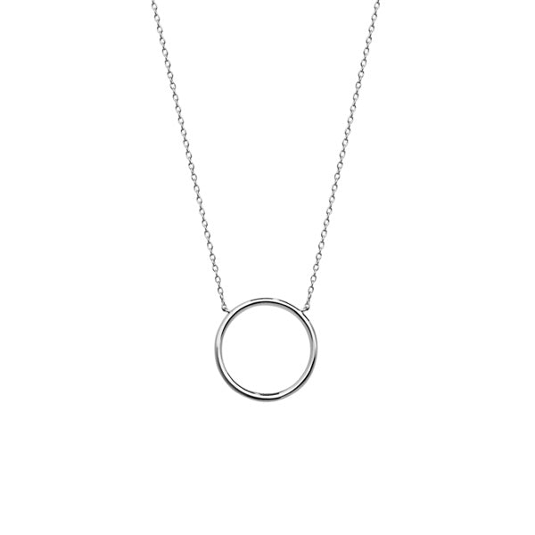 Sterling Silver Open Circle Necklet