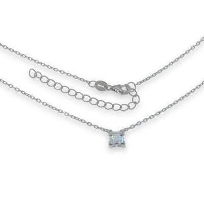 Sterling Silver Cubic Zirconia Necklet
