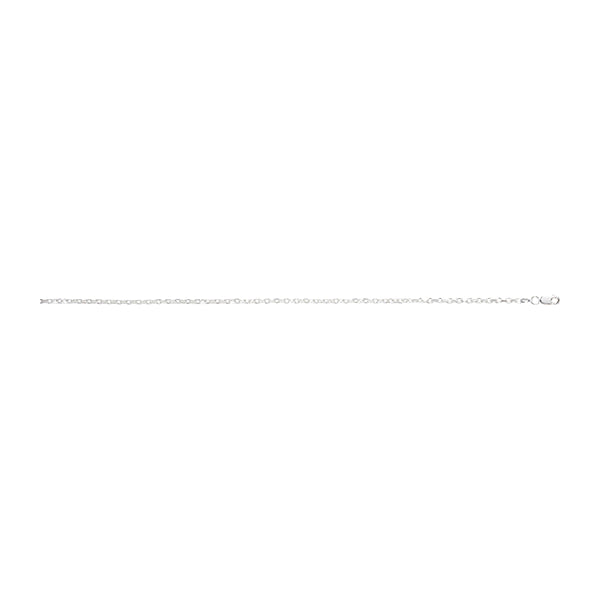 Sterling Silver Oval Belcher 24' Chain
