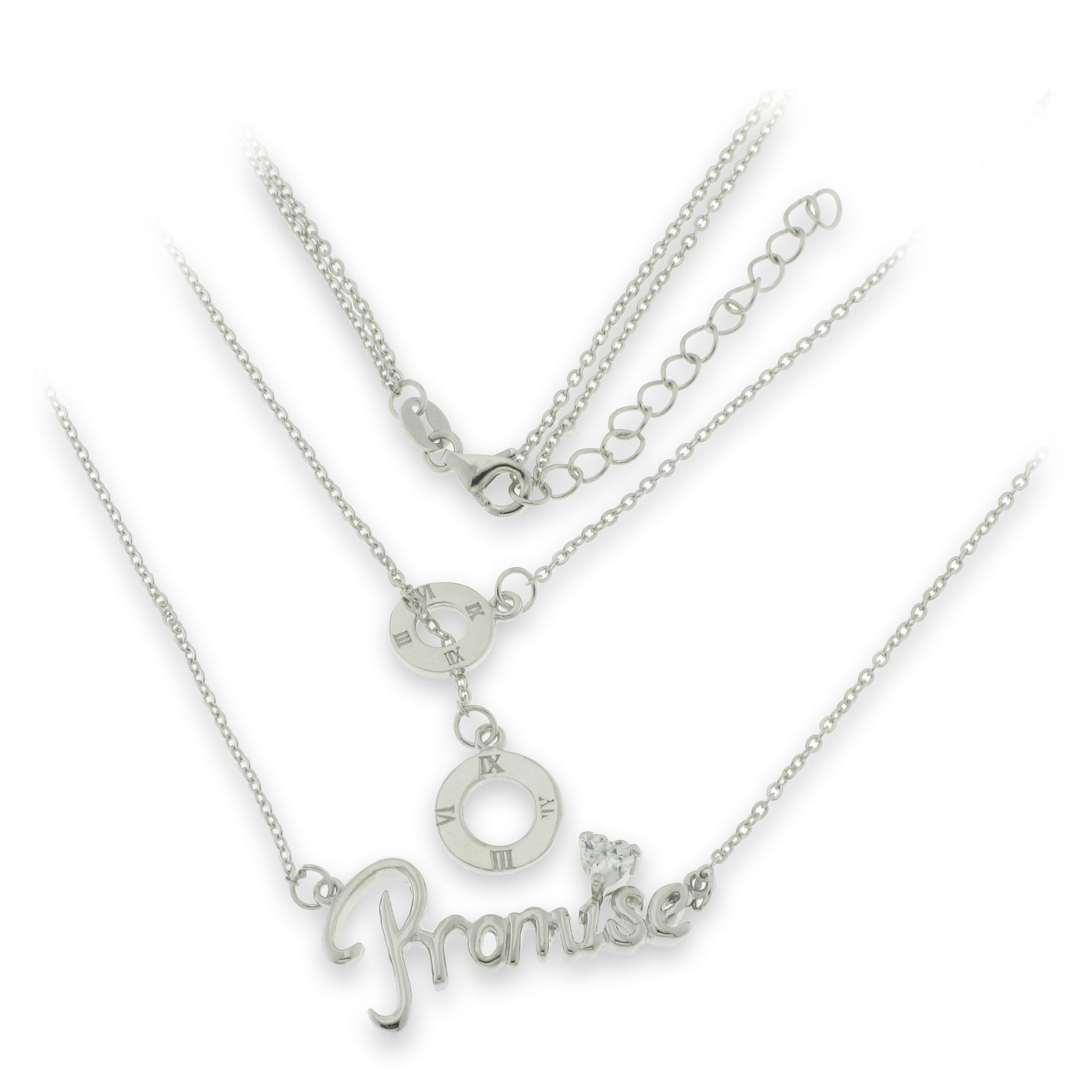 Sterling Silver Promise Necklet