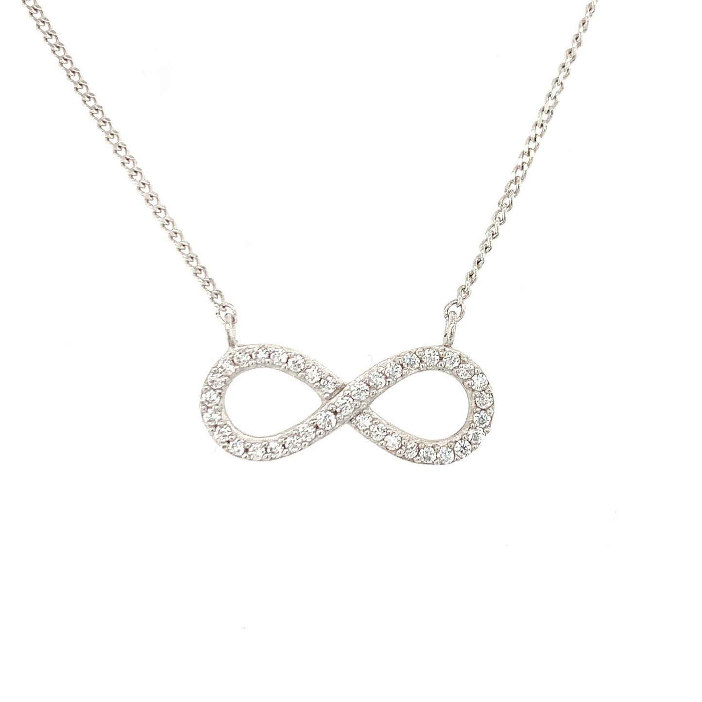Sterling Silver Cubic Zirconia Necklet