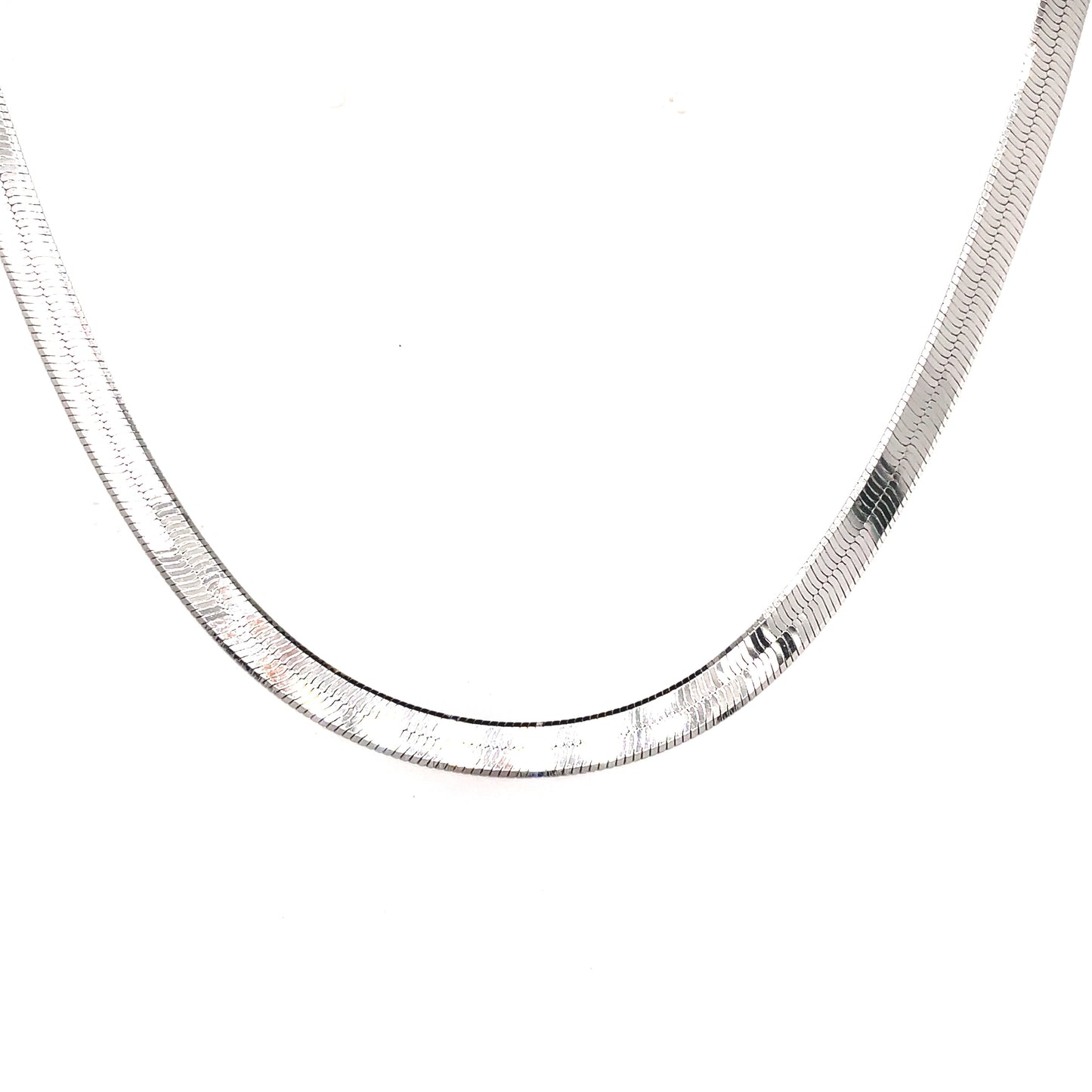 Sterling Silver Flat Snake Link Chain
