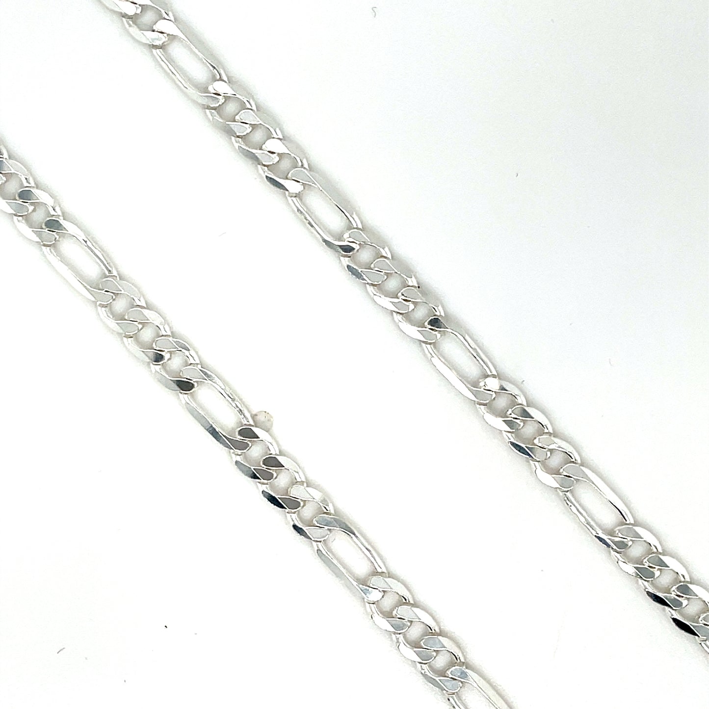 Sterling Silver Figaro Link Bracelet