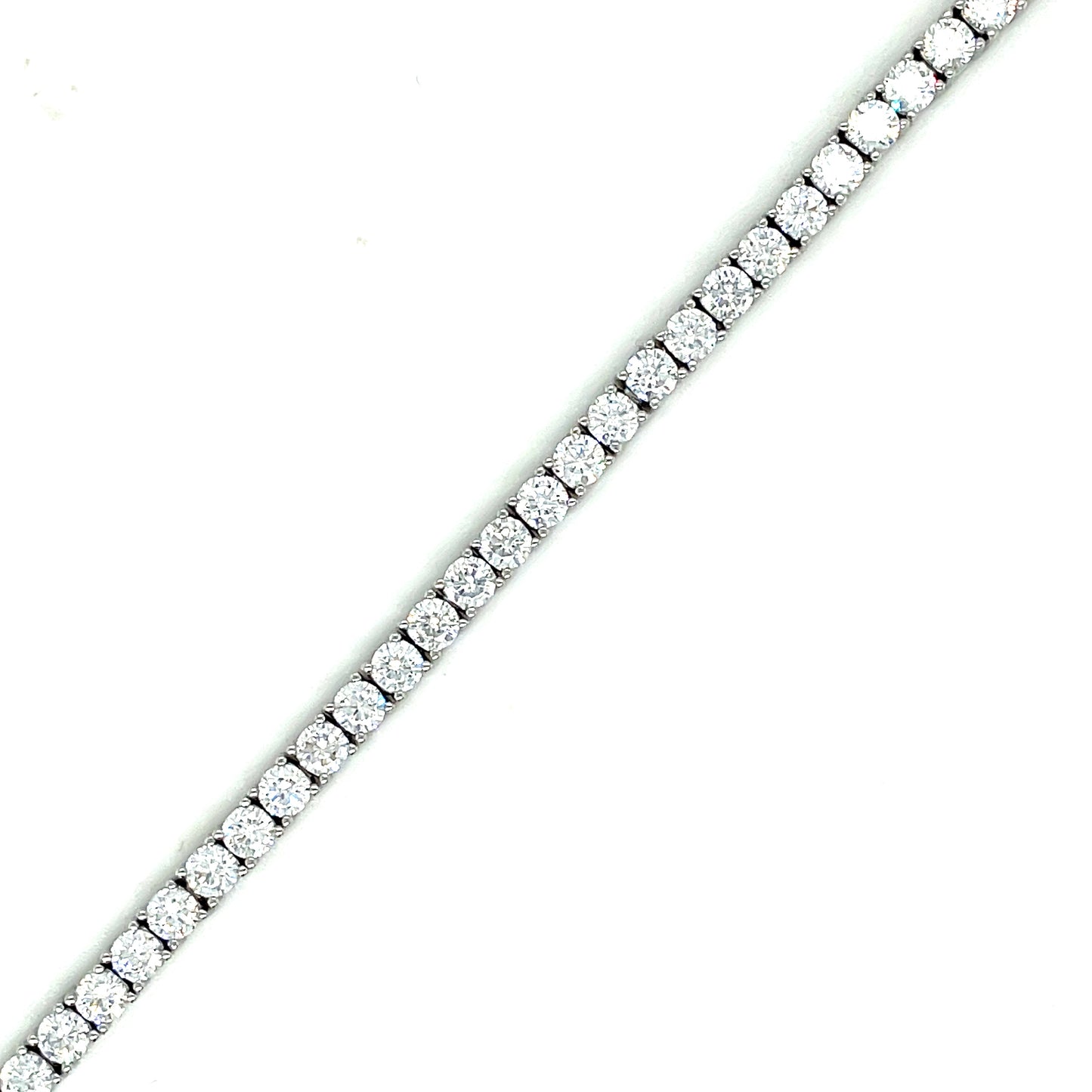 Sterling Silver Cubic Zirconia Tennis Bracelet