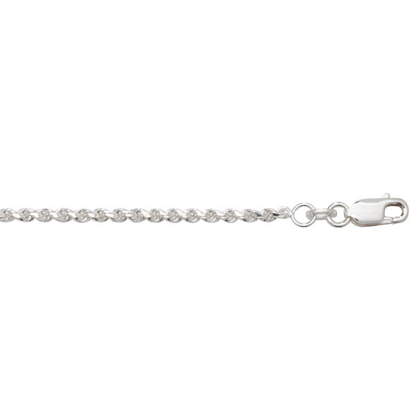 Sterling Silver Rope Twist Style Bracelet