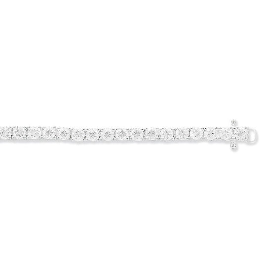 Sterling Silver Cubic Zirconia Tennis Bracelet