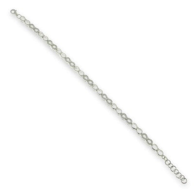 Sterling Silver Cubic Zirconia Bracelet