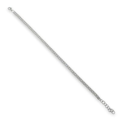 Sterling Silver Cubic Zirconia Bracelet