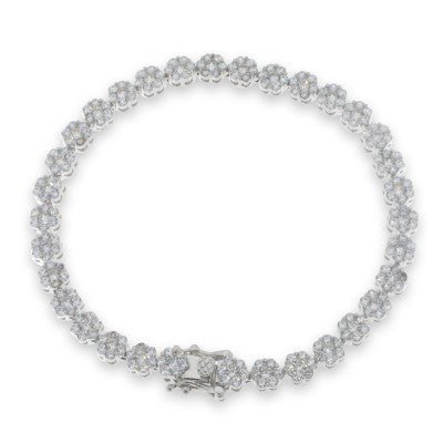 Sterling Silver Cubic Zirconia Bracelet