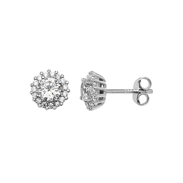 Sterling Silver Cubic Zirconia Earrings