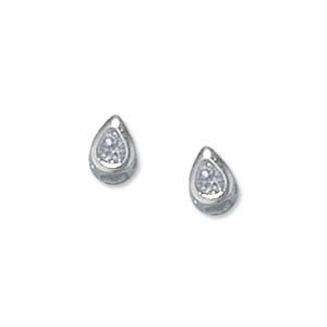 Sterling Silver Tea Drop Earrings