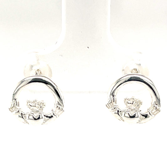 Sterling Silver Claddage Stud Earring