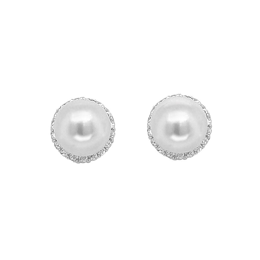Sil Erg Cz/Pearl 6mm