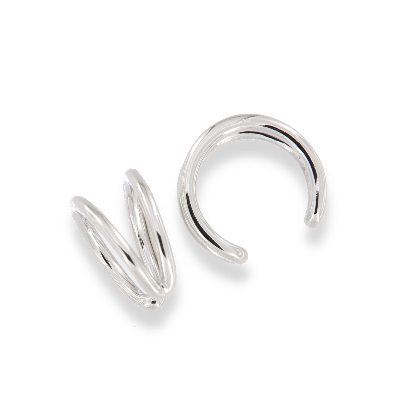 Sterling Silver Plain Small Ear Cuff