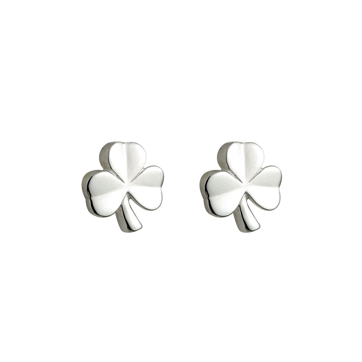 Sterling Silver Shamrock Kids Earring