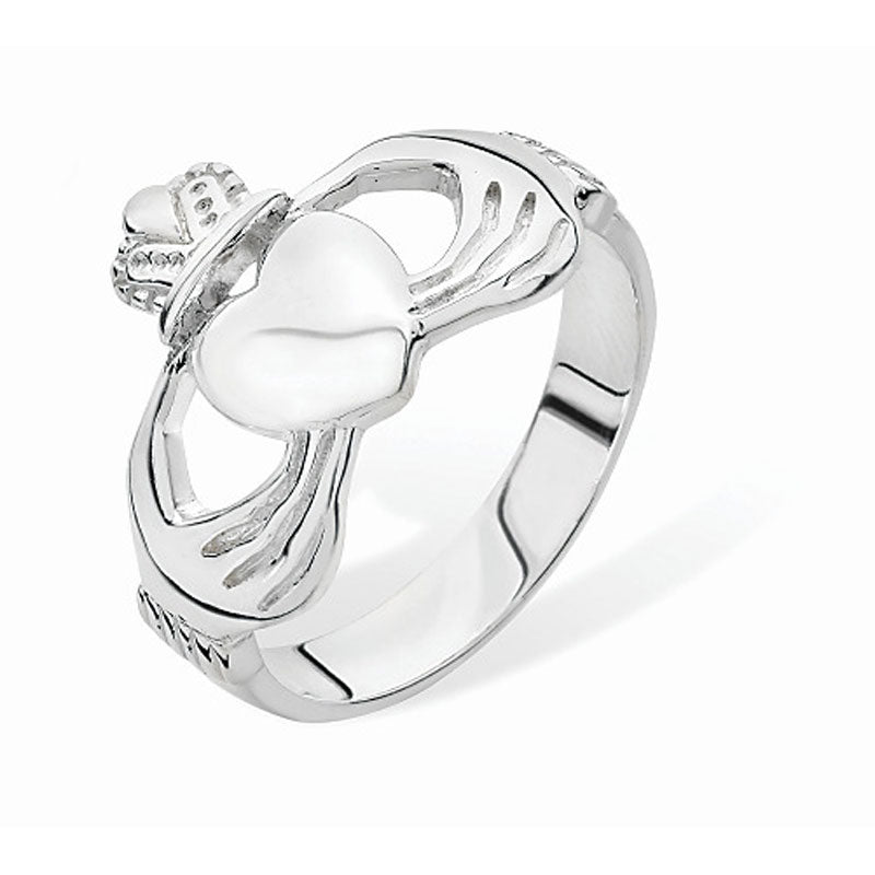 Silver Ring Gents Claddagh