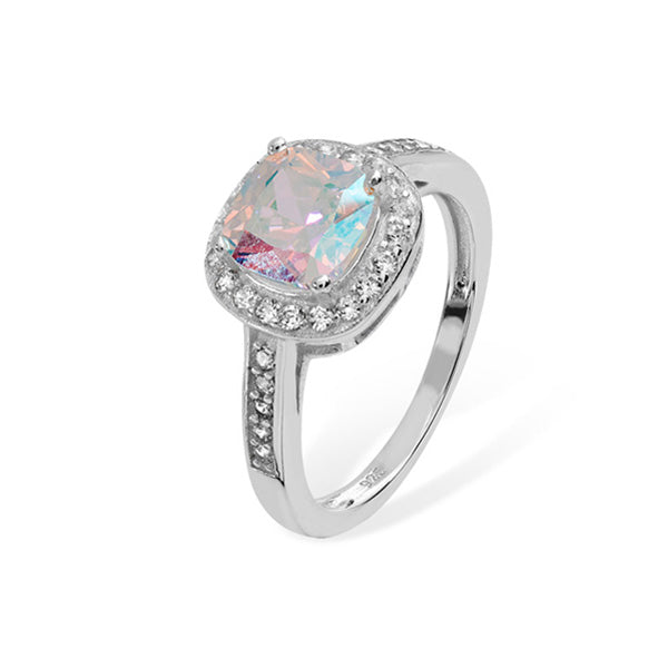 Sterling Silver Cubic Zirconia Dress Ring