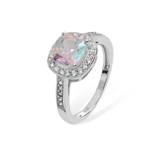 Sterling Silver Cubic Zirconia Dress Ring
