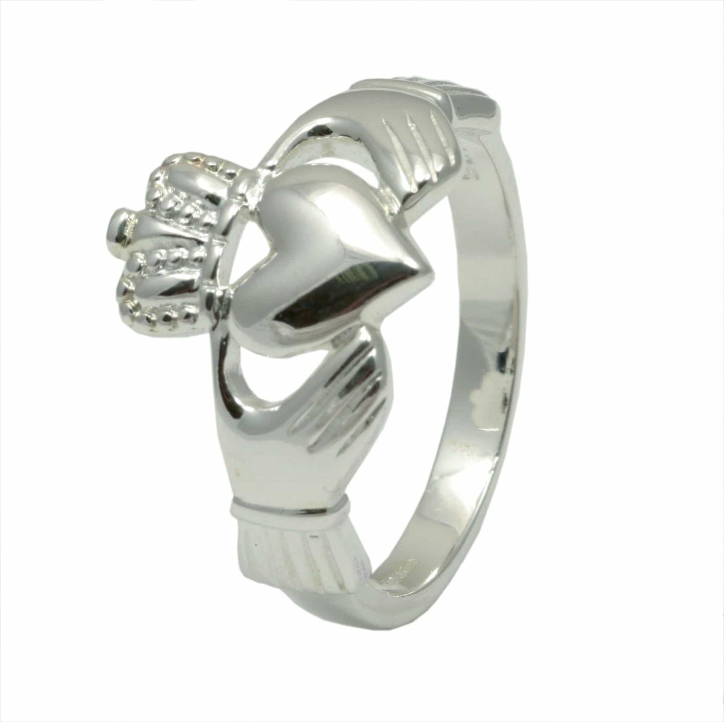 Sterling Silver Gents Claddagh Ring