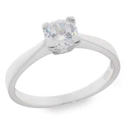 Sterling Silver Cubic Zirconia Ring