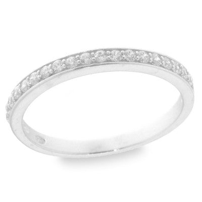 Sterling Silver Cubic Zirconia Ring