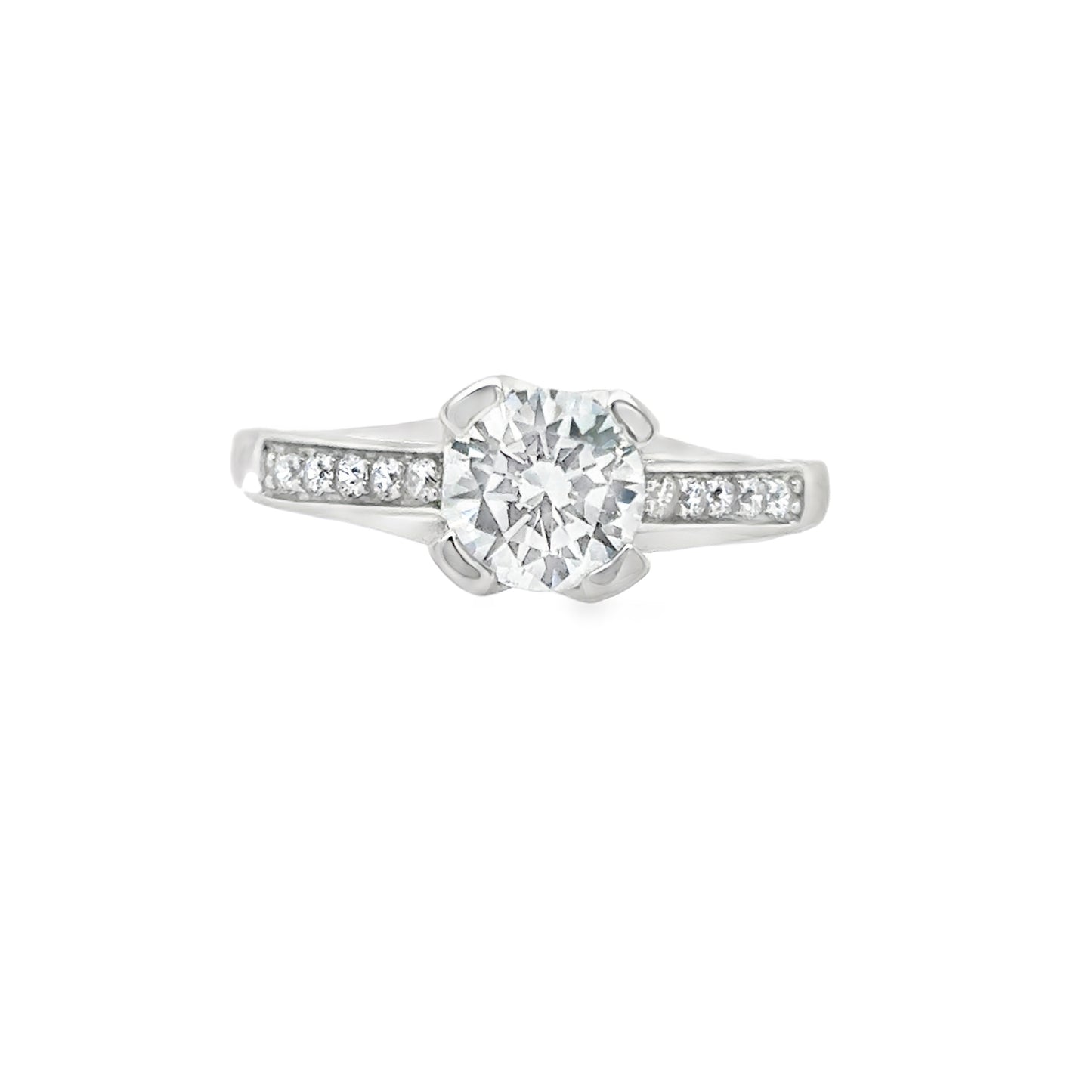 Sterling Silver Cubic Zirconia Ring