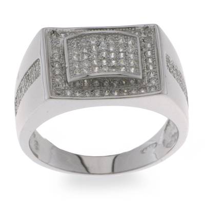 Sterling Silver Cubic Zirconia Ring