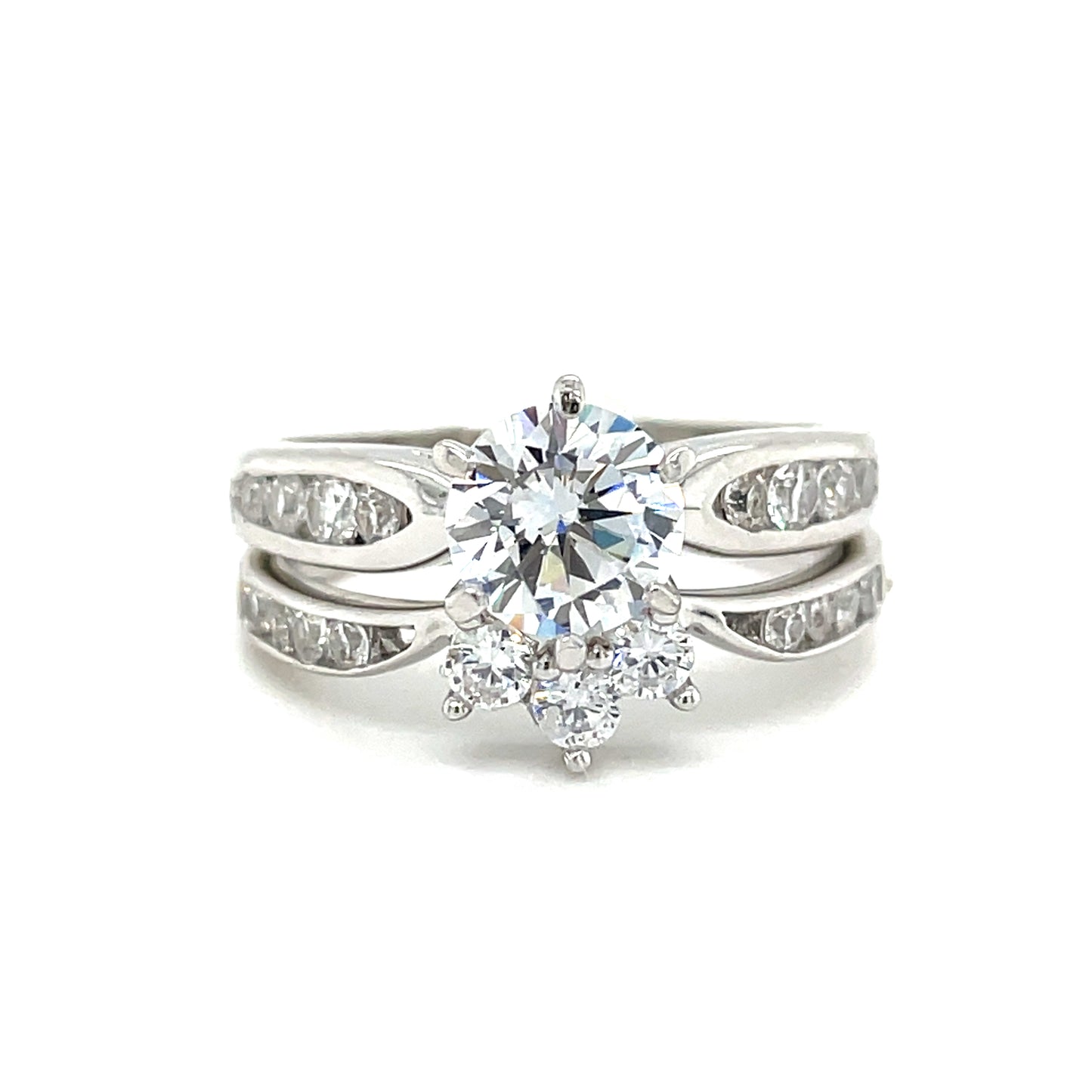 Sil Ring Cz Sol+Shape Ban