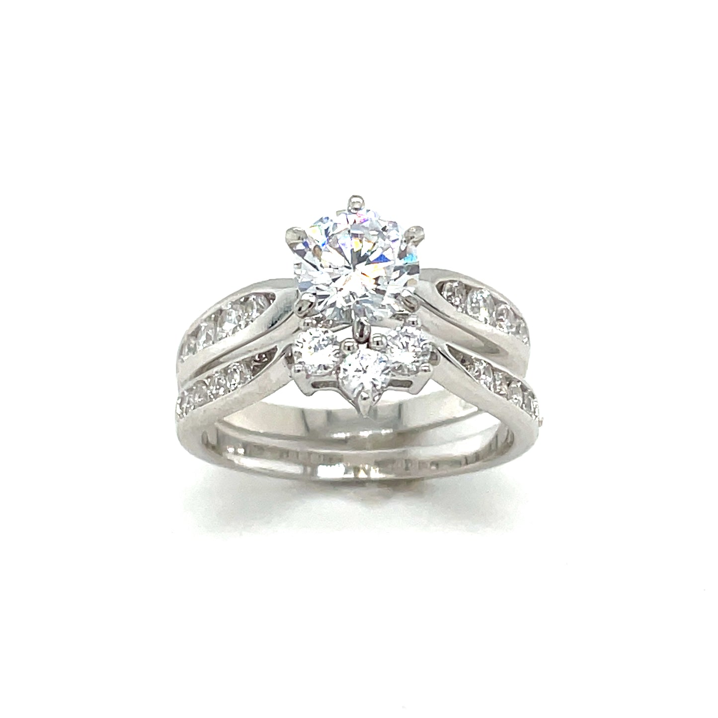 Sil Ring Cz Sol+Shape Ban