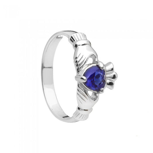 Sterling Silver Sept Claddagh Ring