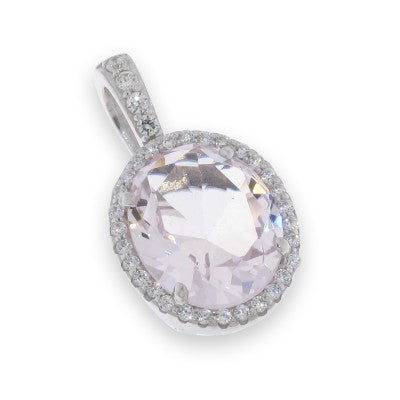 Sterling Silver Cubic Zirconia Pendant