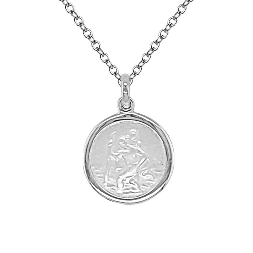 Sterling Silver Small St. Christoper Medal