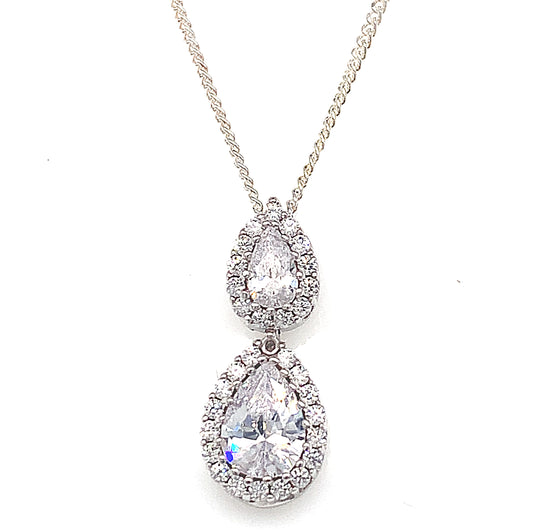 Sterling Silver Cubic Zirconia Pendant