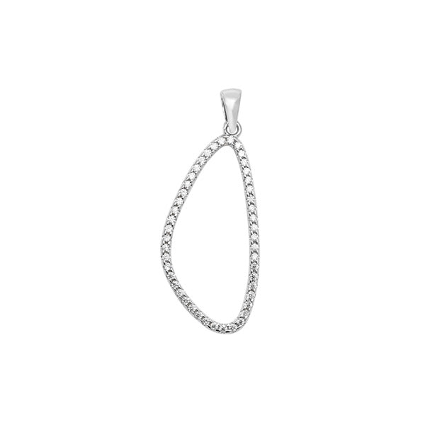 Sterling Silver Cubic Zirconia Pendant