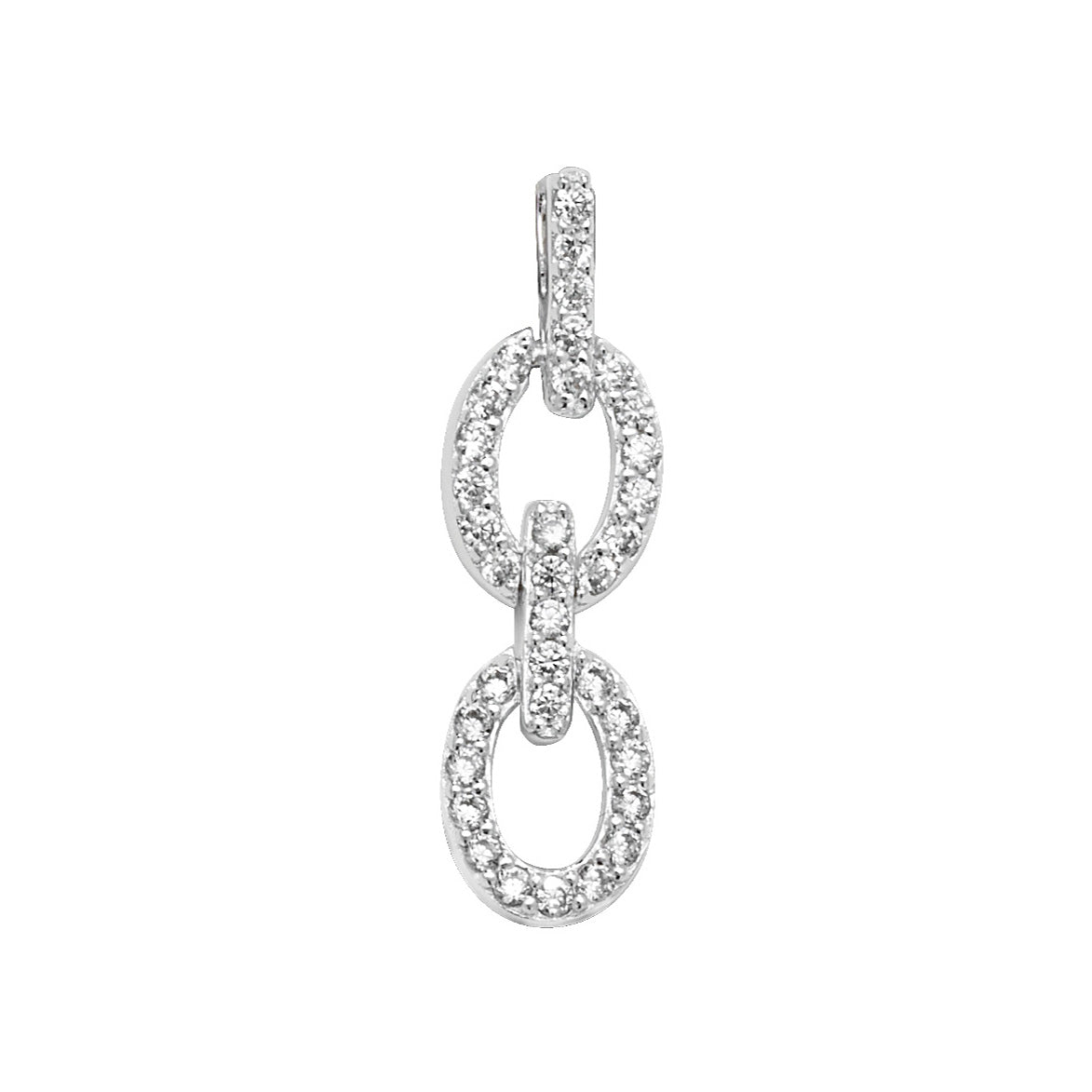 Sterling Silver Cubic Zirconia Pendant