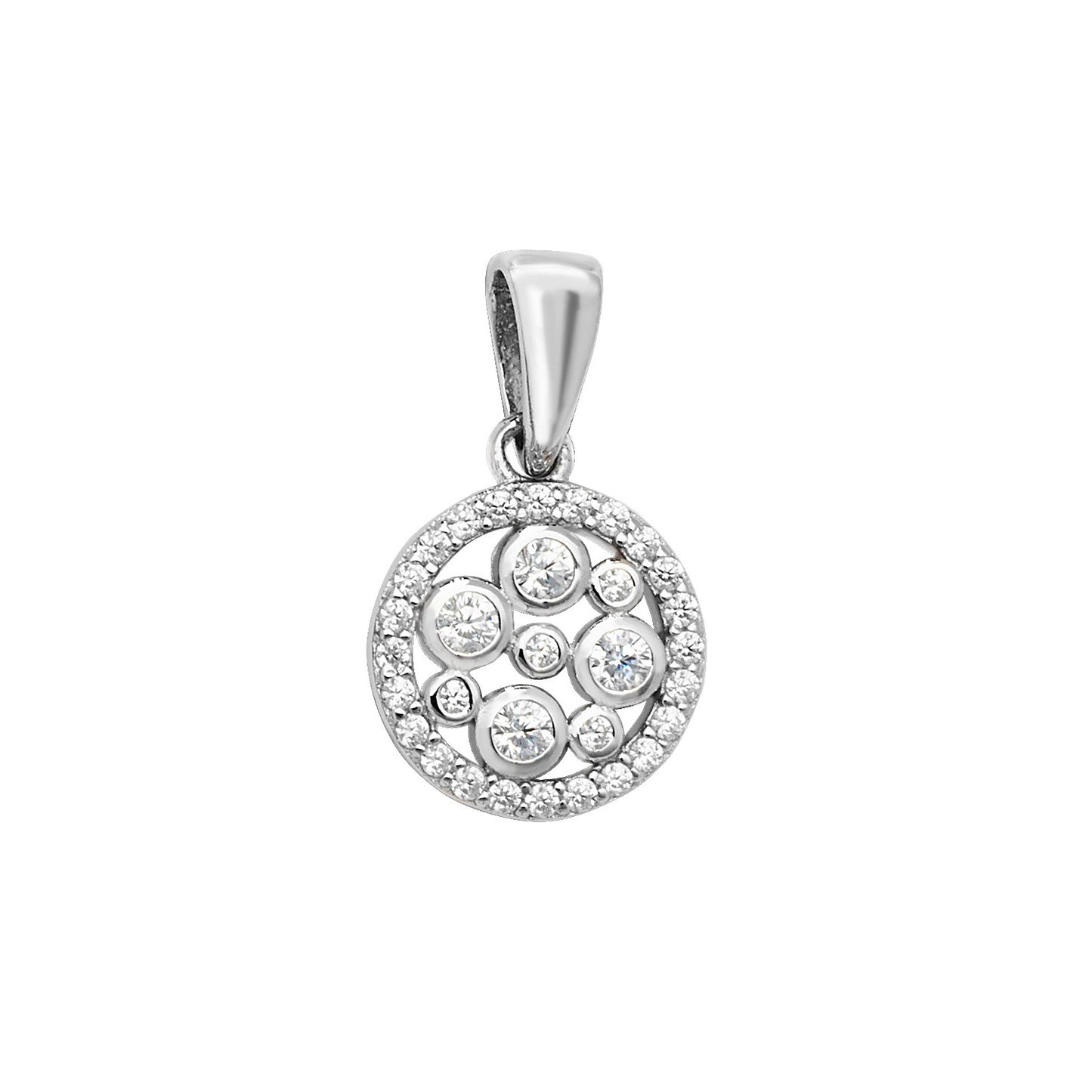 Sterling Silver Cubic Zirconia Pendant