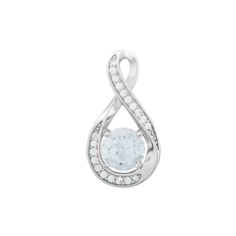 Silver Pendant Cubic Zirconia