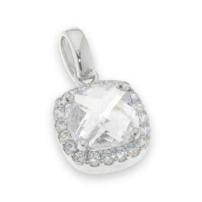 Sterling Silver Cubic Zirconia Pendant