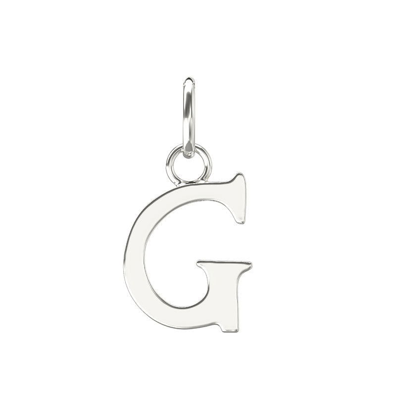 Sterling Silver Initial G Pendant